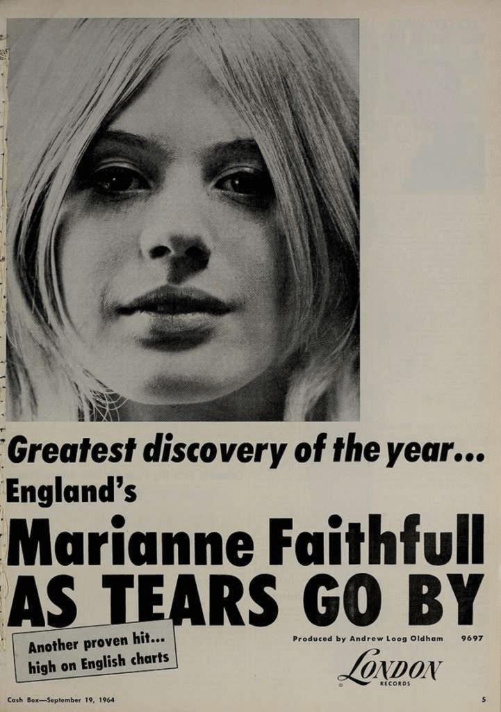 Marianne Faithfull As tears go by